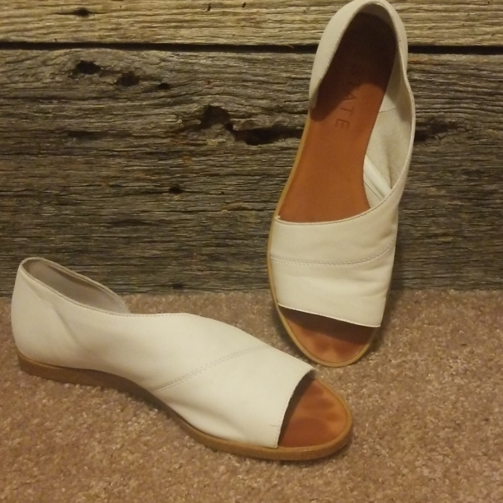 1. State white shoes.